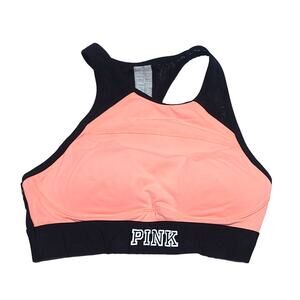 VS pink racer back peach bra ultimate lightly lined women's medium